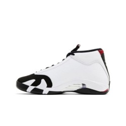 Air Jordan 14 Support Blanc/Vert Solide