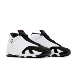 Air Jordan 14 Support Blanc/Vert Solide