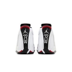 Air Jordan 14 Support Blanc/Vert Solide